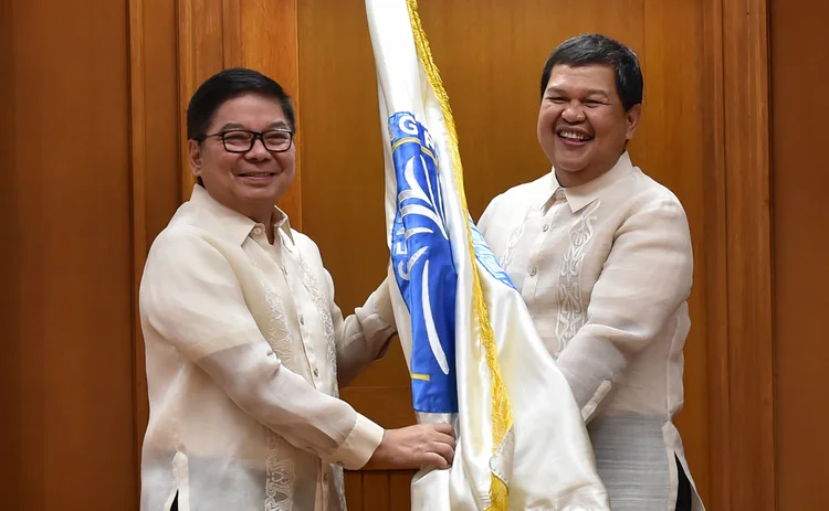 Philippines flag handover