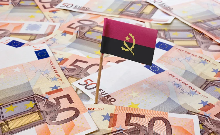 Photo of Angola flag and euros