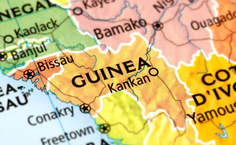 Map of Guinea