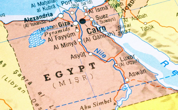 Egypt map 