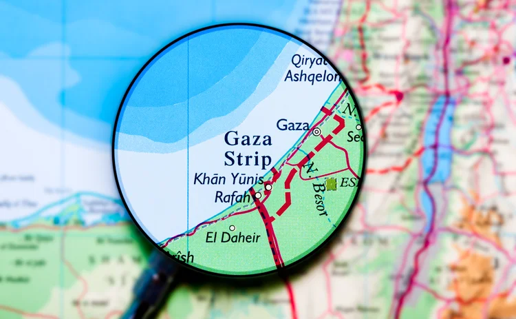 Gaza map