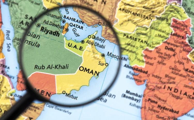 Map of Oman